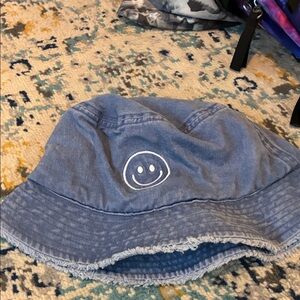 David and Young Blue Smiley Face Bucket Hat